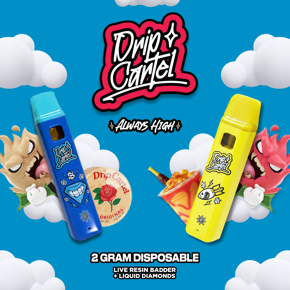 DRIP CARTEl 1.1G Liquid diamond/Live rosin