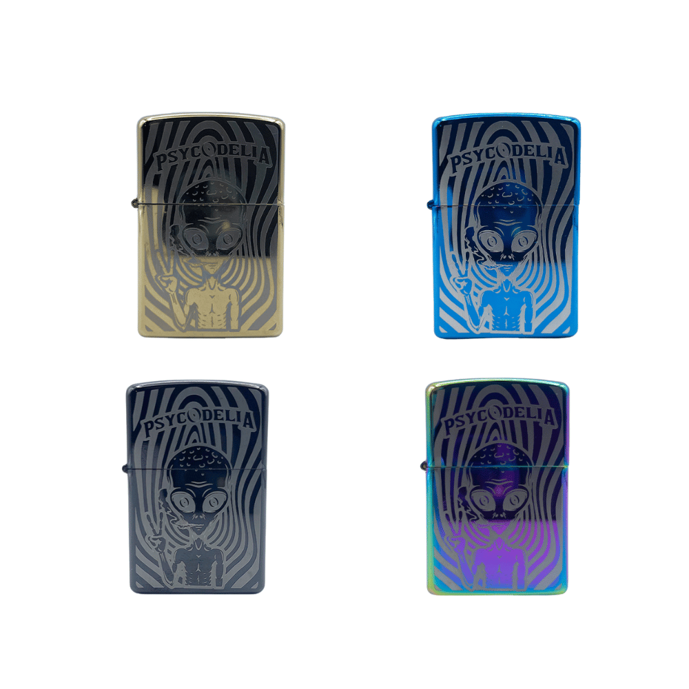 ENCENDEDOR PSYCODELIA – ALIEN ZIPPO-STYLE