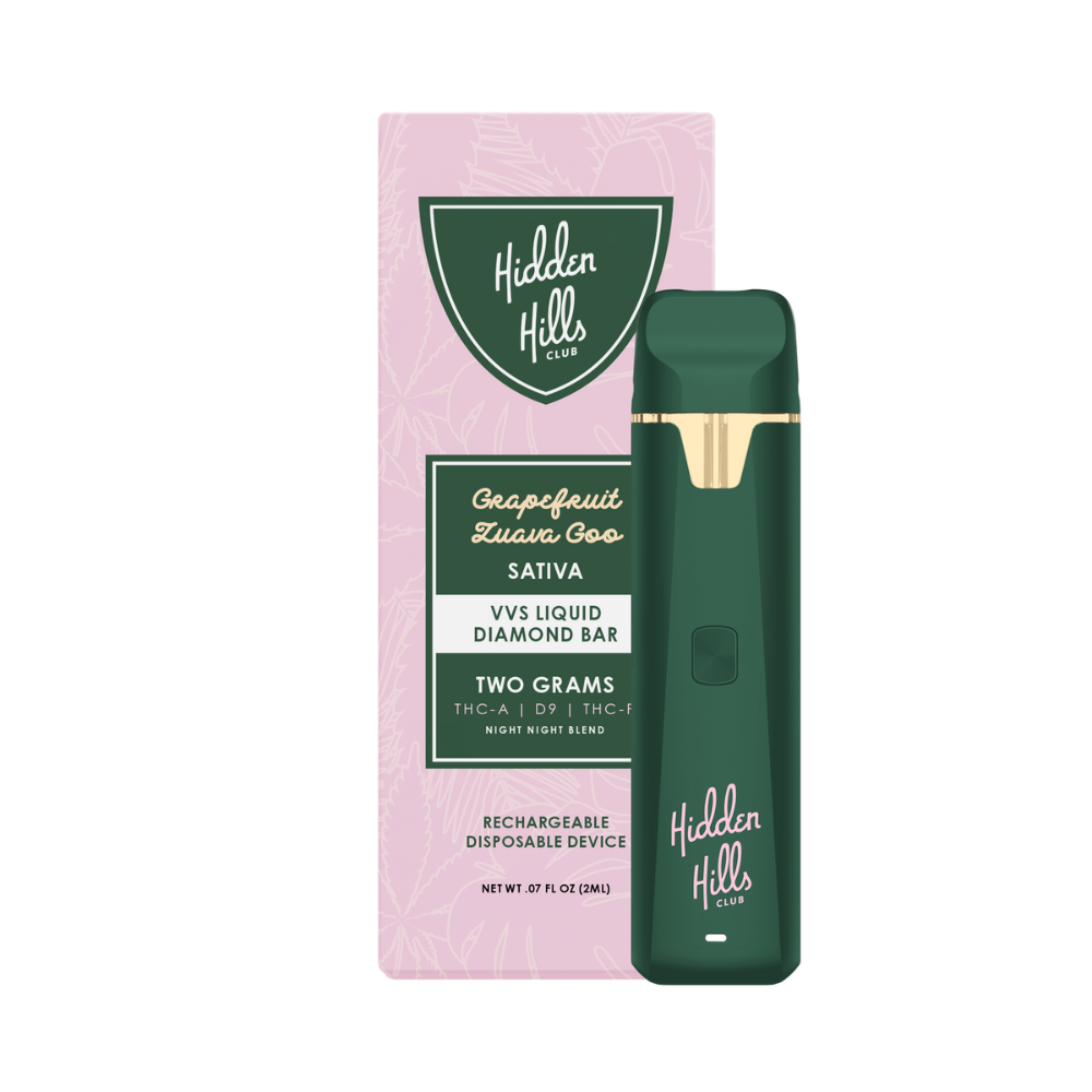 HIDDEN HILLS - VVS LIQUID DIAMOND BAR 2G DISPOSABLE (THCA/D9/THCP)