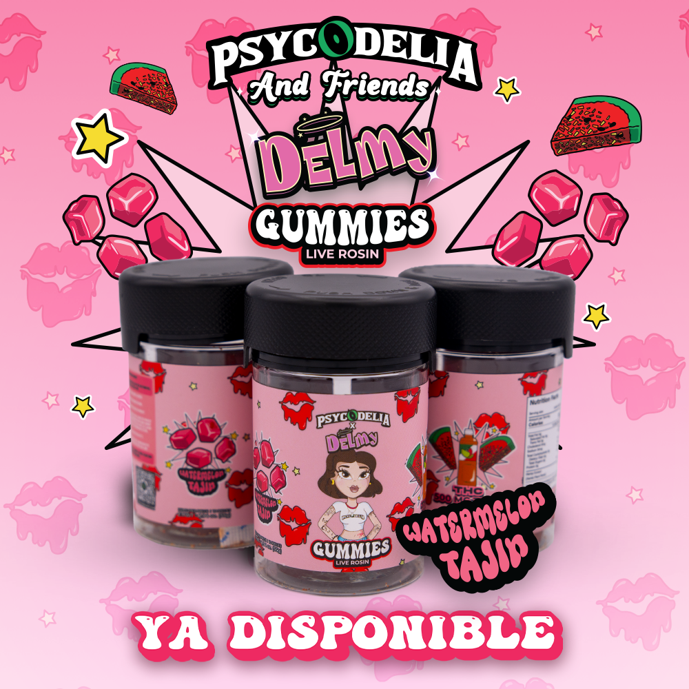 PSYCODELIA AND FRIENDS - DELMY GOMITAS DE THC 500 MG