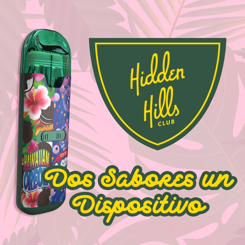HIDDEN HILLS – DUAL FLAVOR BAR 2G DISPOSABLE (SATIVA/INDICA)  OREZ / LATO POP