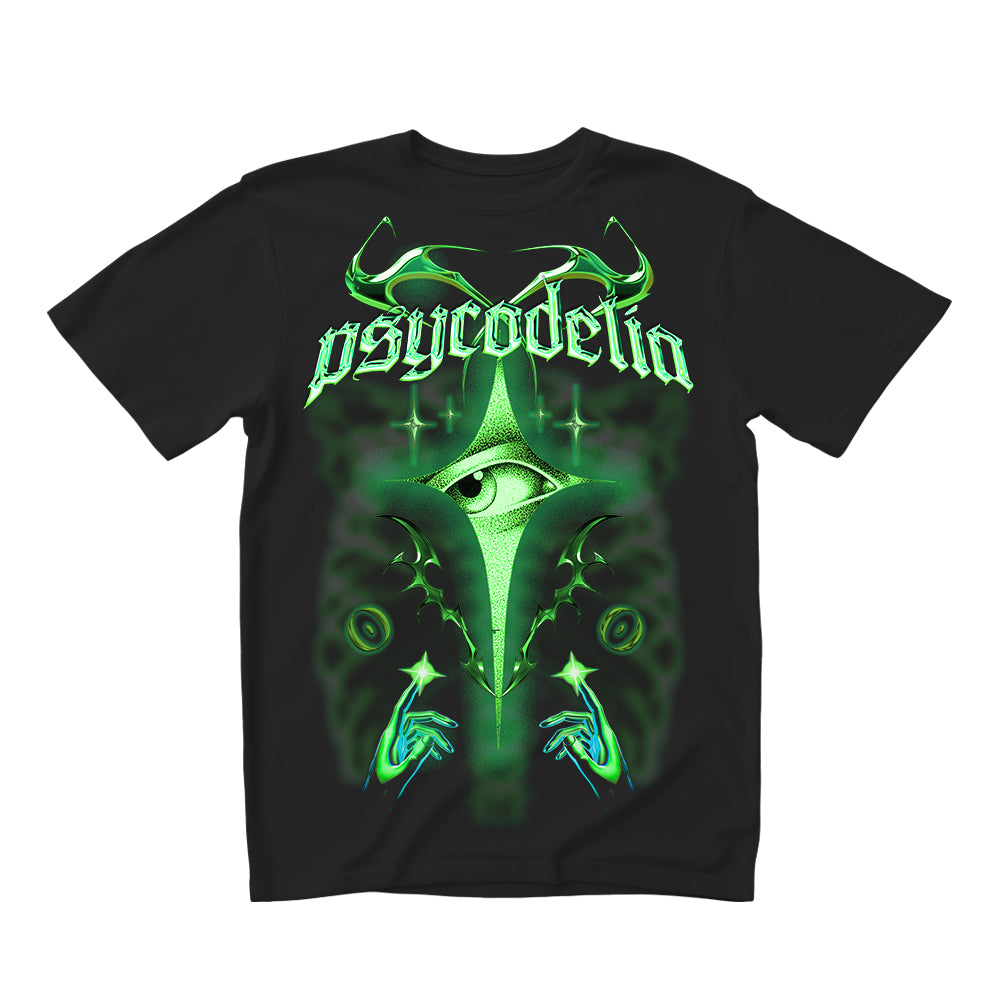 Playera Premium Oversize - Ojo Diamante Verde