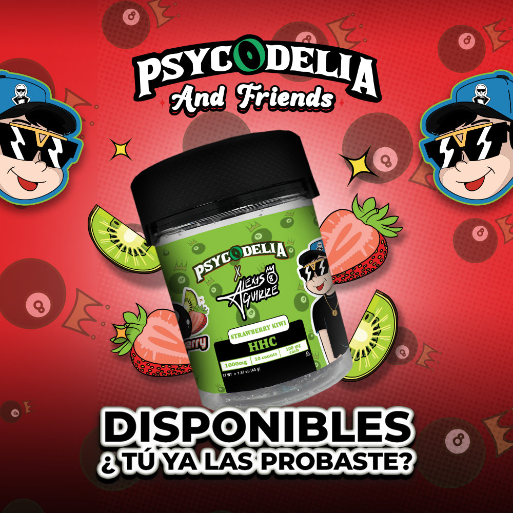 PSYCODELIA AND FRIENDS - ALEXIS AGUIRRE GOMITAS DE HHC 1000 MG