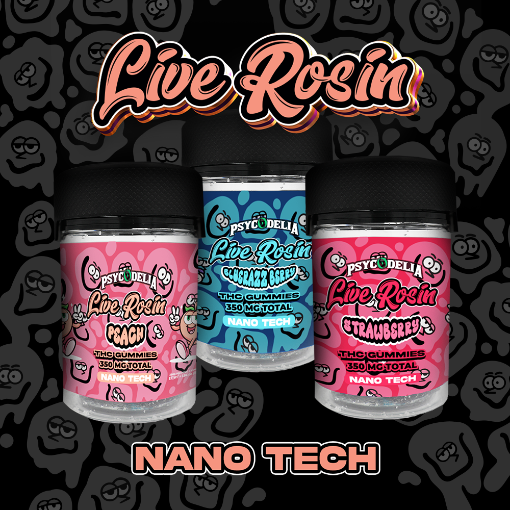 Psycodelia Gomitas LIVE ROSIN - 350mg - NANO TECH