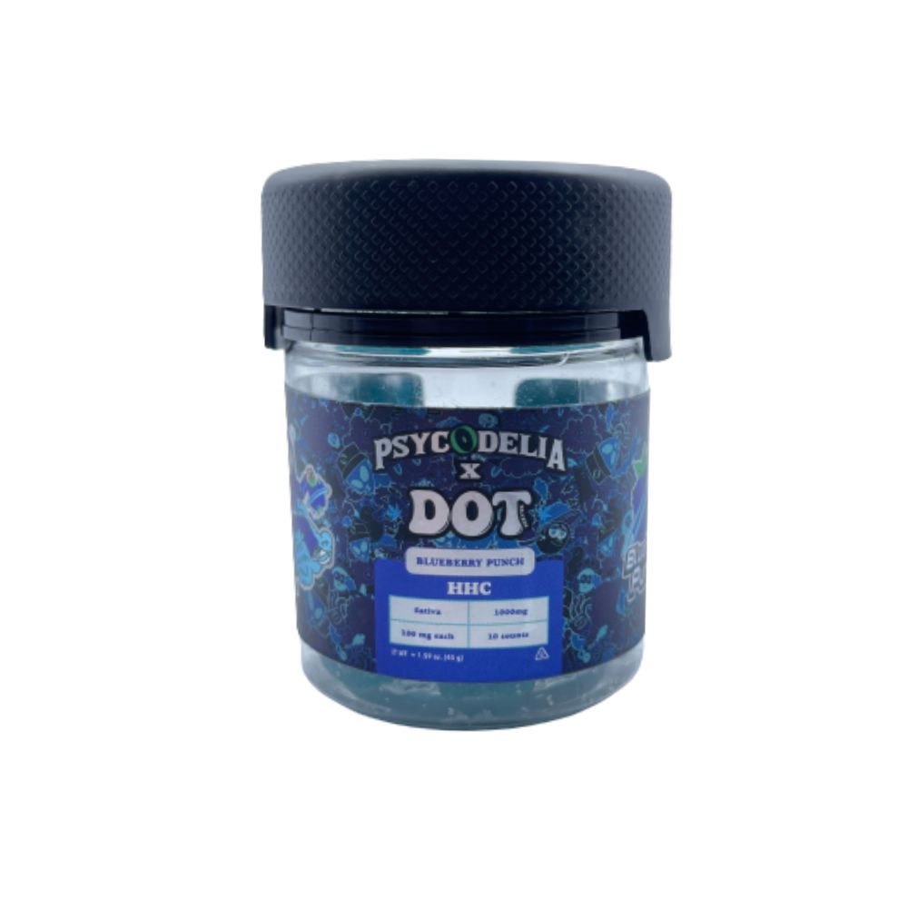 GOMITAS DE HHC 100MG - BLUEBERRY PUNCH 10 PACK
