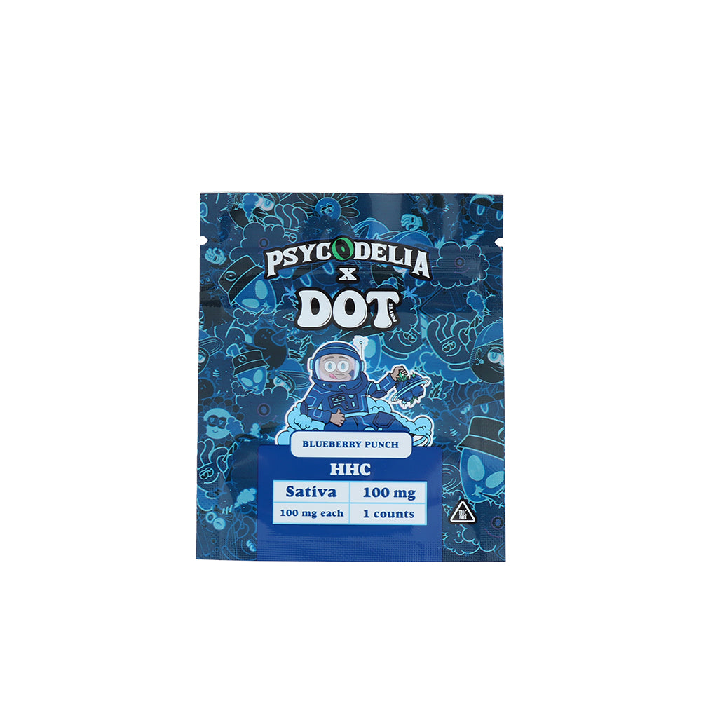 GOMITAS DE HHC 100MG - BLUEBERRY PUNCH INDIVIDUAL